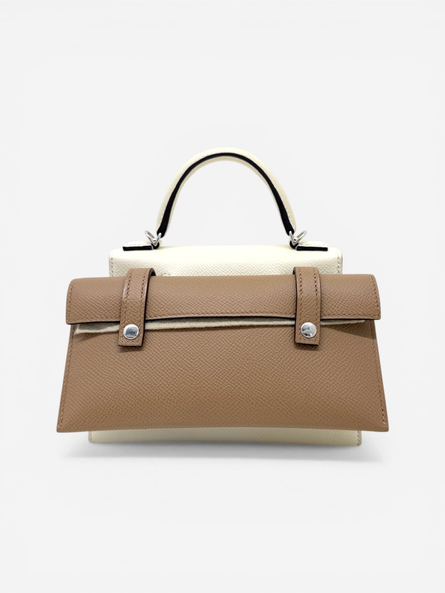 Hermes Kelly Doll Picto Nata/Lime/Mauve Sylvestre/Chai Epsom PHW