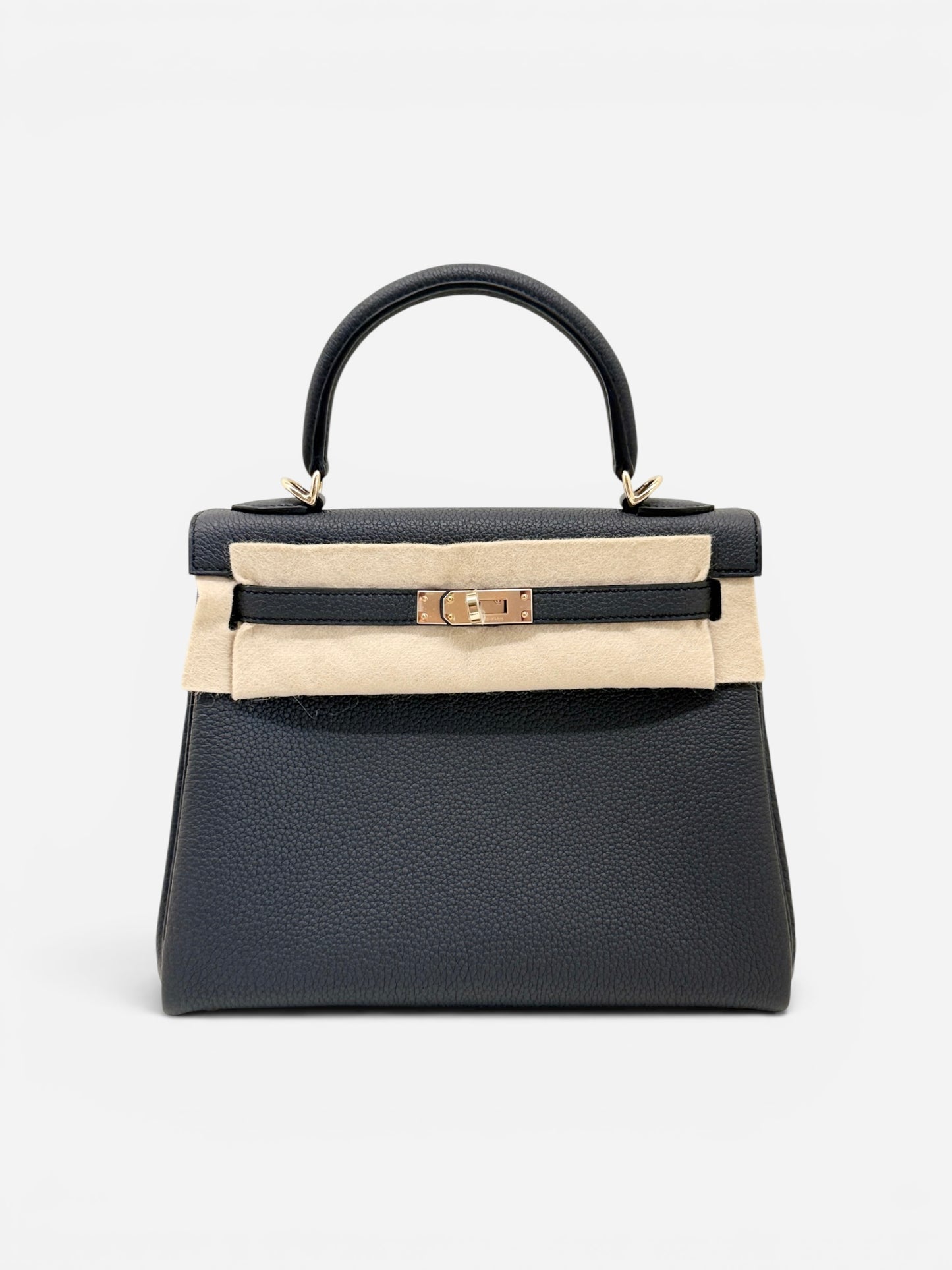 Hermes Kelly 25 Plomb Togo Permabrass Hardware