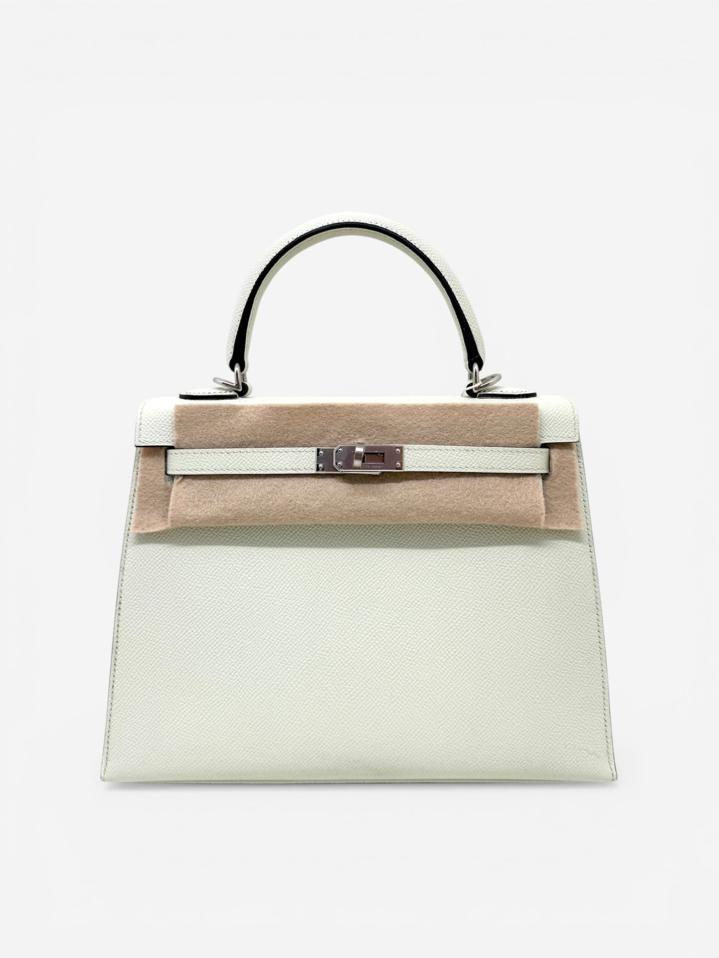 Hermes Kelly 25 Vert Fizz Epsom PHW